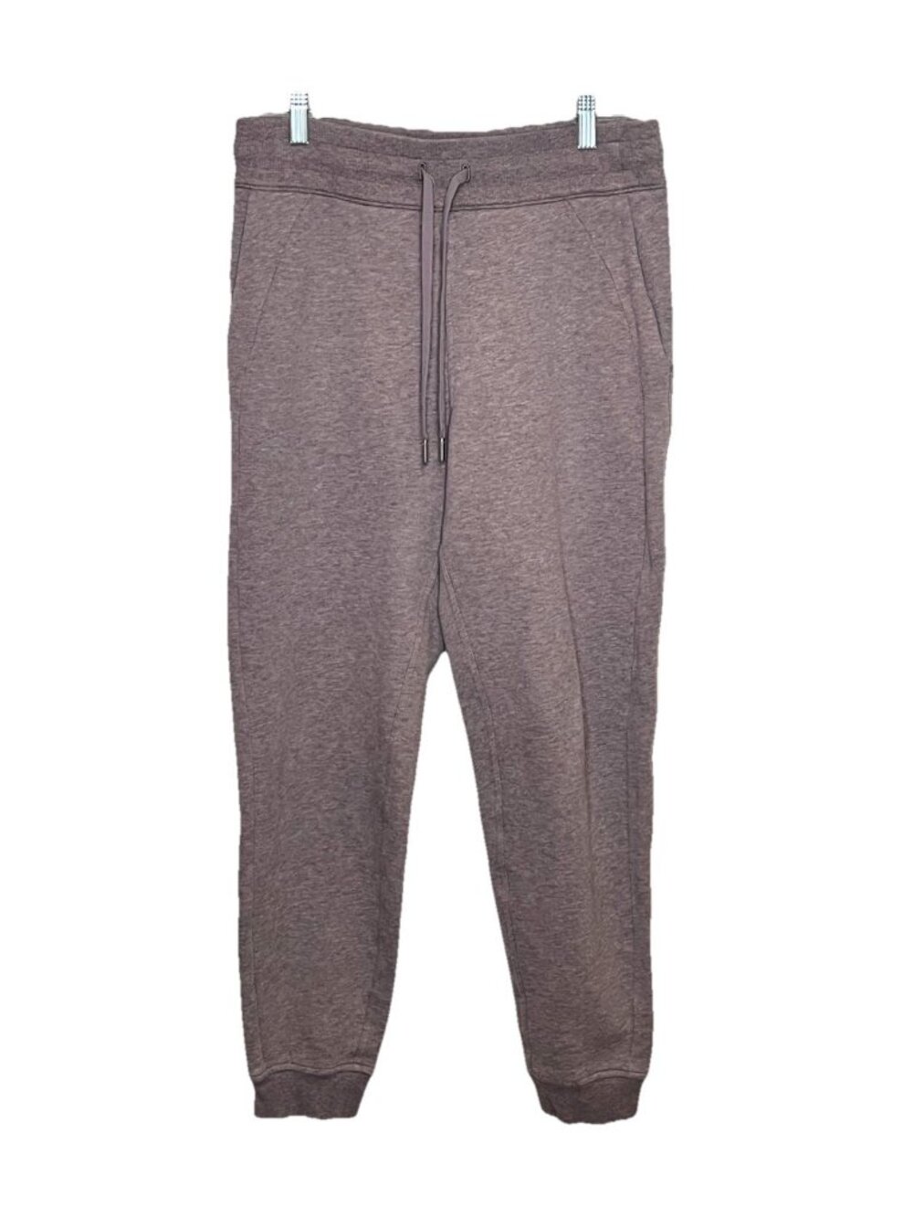 Lululemon Scuba Jogger Sz 8 Heathered Violet Cotton Blend Sweatpants Lounge